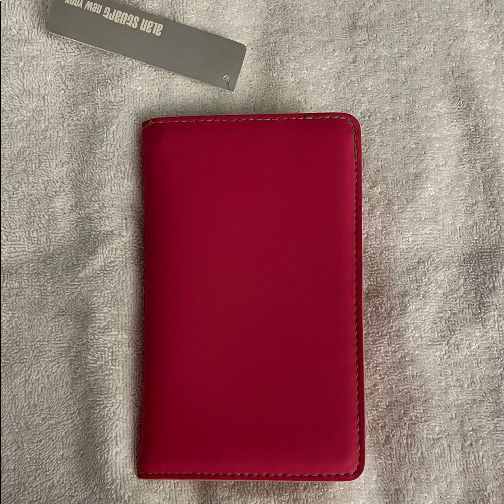 Alan Stuart Pink checkbook passport cover